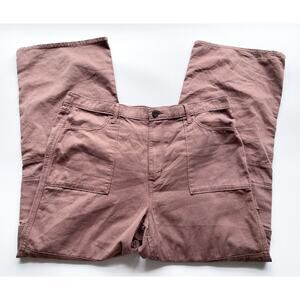Women's SO Brown Wide Leg High Rise Cargo Pants Size XL